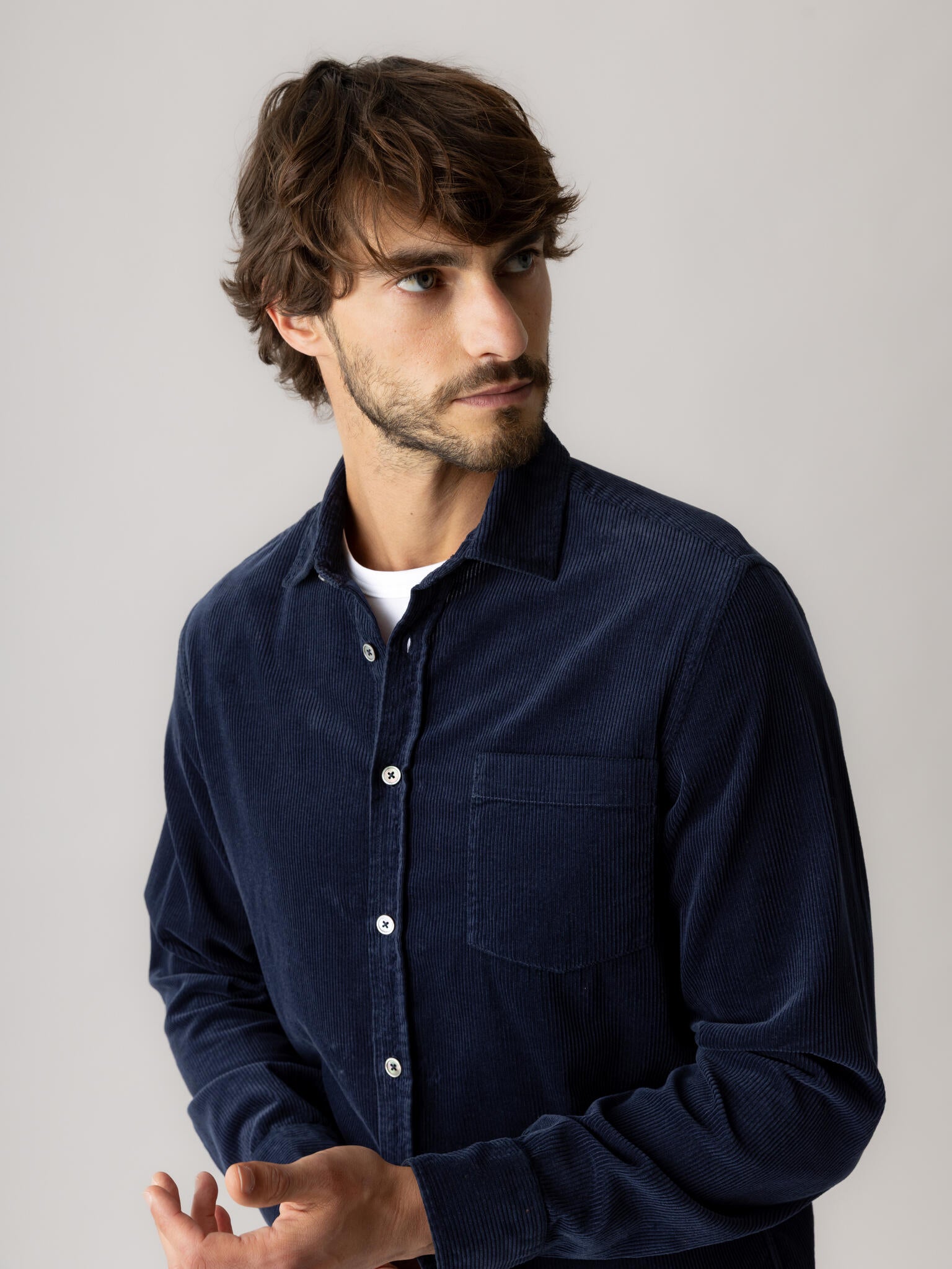 Modelshot / Navy / Detail